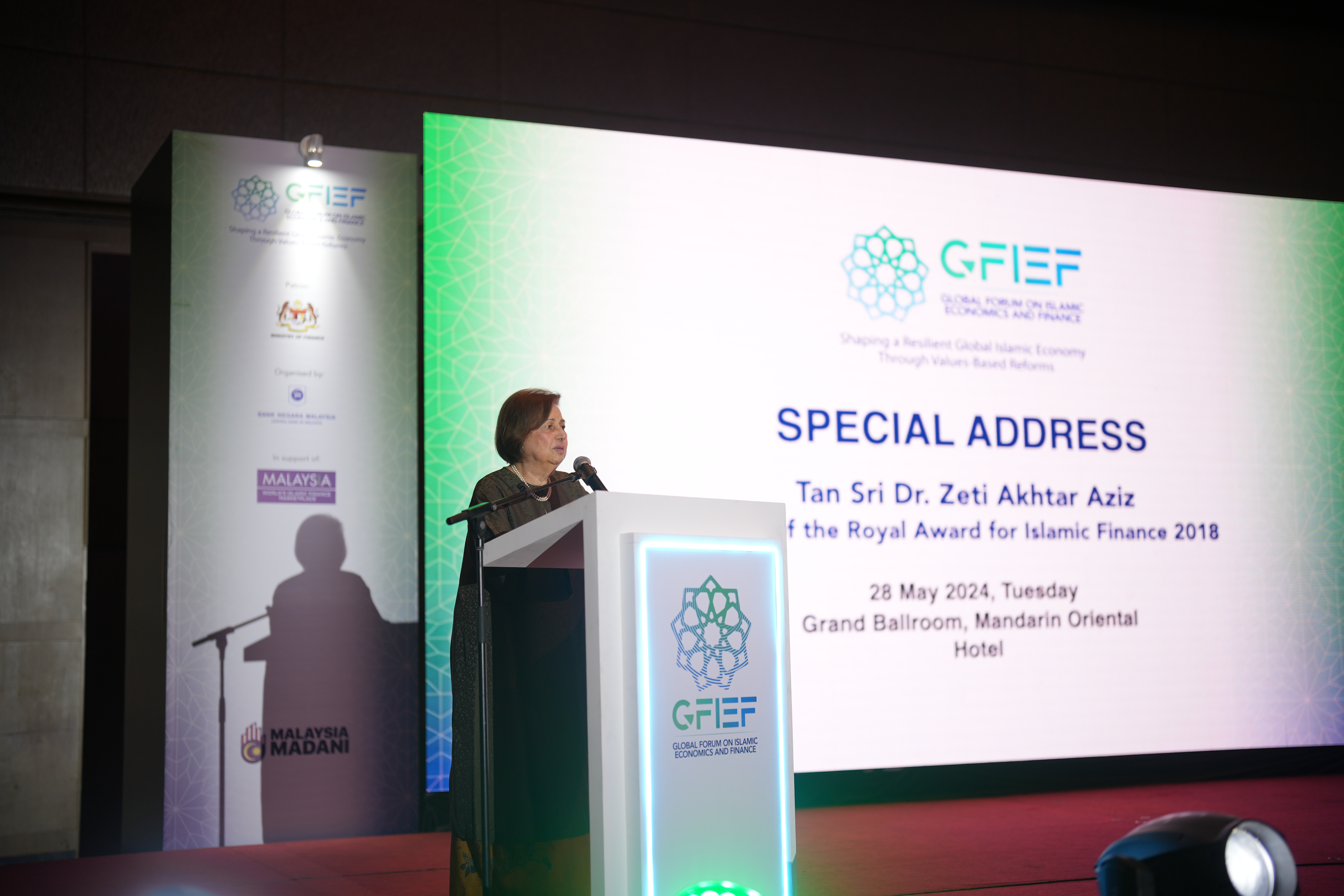 Dinner Speech at GFIEF 2024 by Tan Sri Dr. Zeti Akhtar Aziz